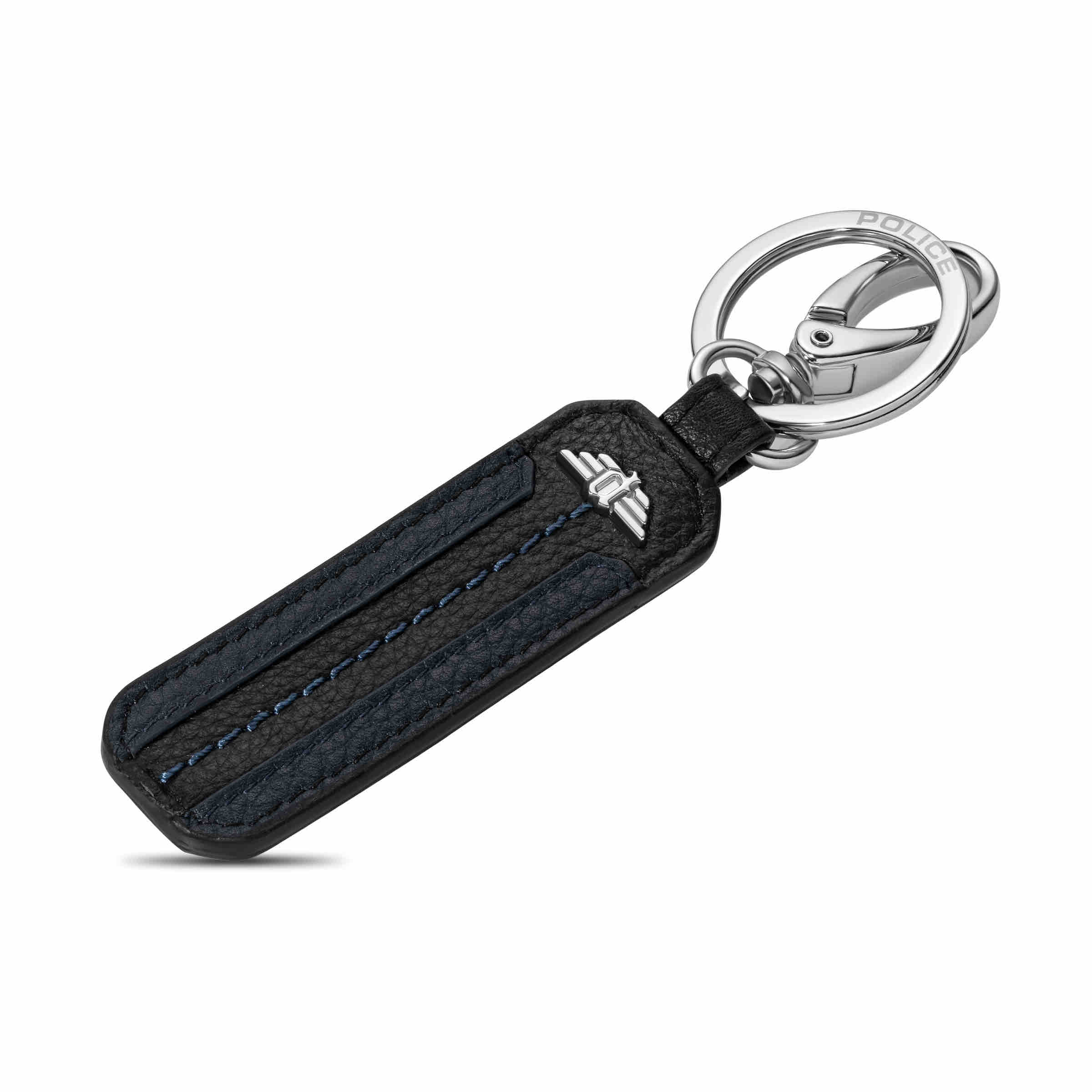 Police Avon Mens Keyring in Leather
