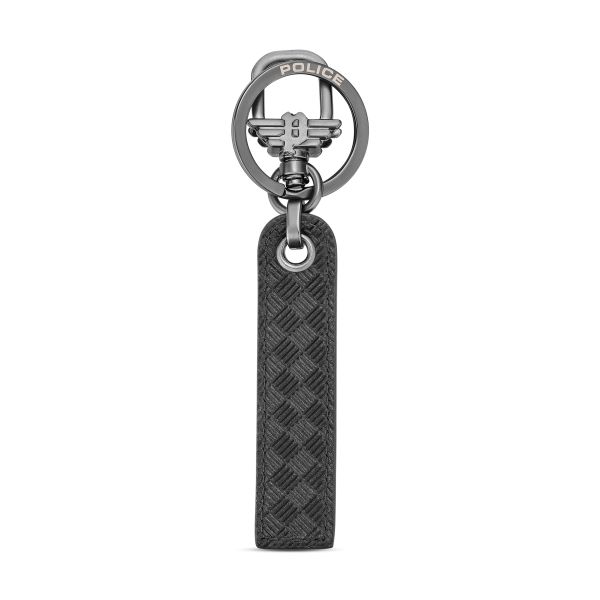 Police ENZO Mens Leather W/Wings Doghook