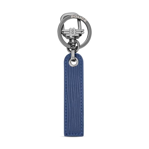 Police ENZO Mens Leather W/Wings Doghook