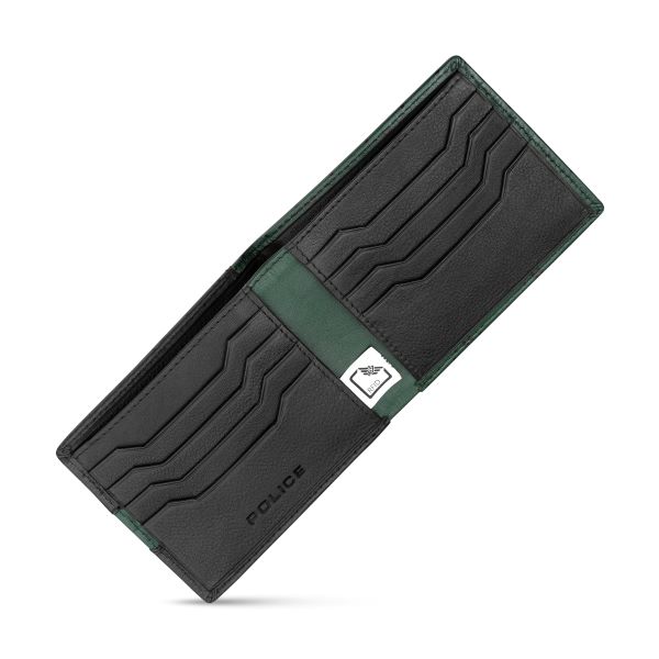 ECHO MENS LEATHER P EMBOSSED WALLET-11X9 CM