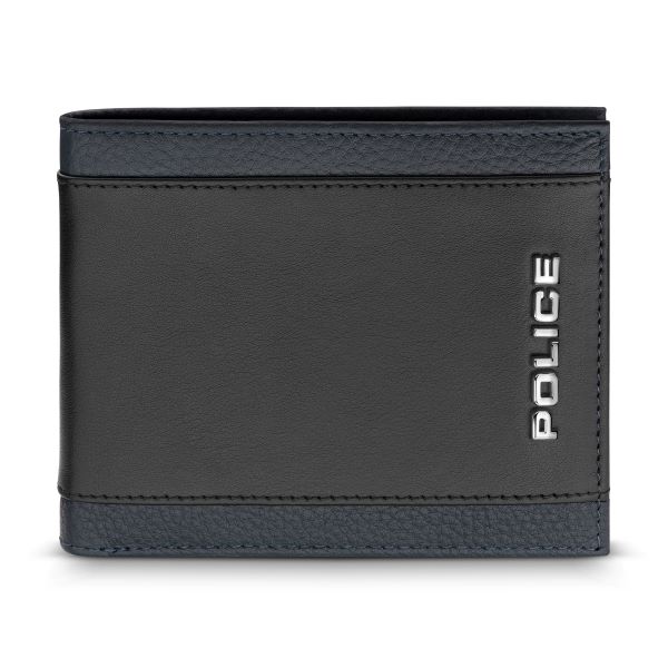 Police Avon Mens leather Wallet in Two Tone leather 11x9 cm