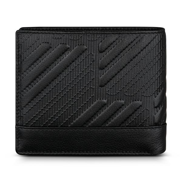 Police Nouveau Mens Leather Wallet w/ Debos Efect-Xtra Card Holder