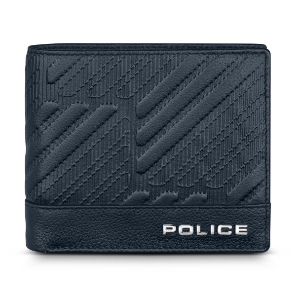 Police Nouveau Mens Leather Wallet w/ Debos Efect-Xtra Card Holder