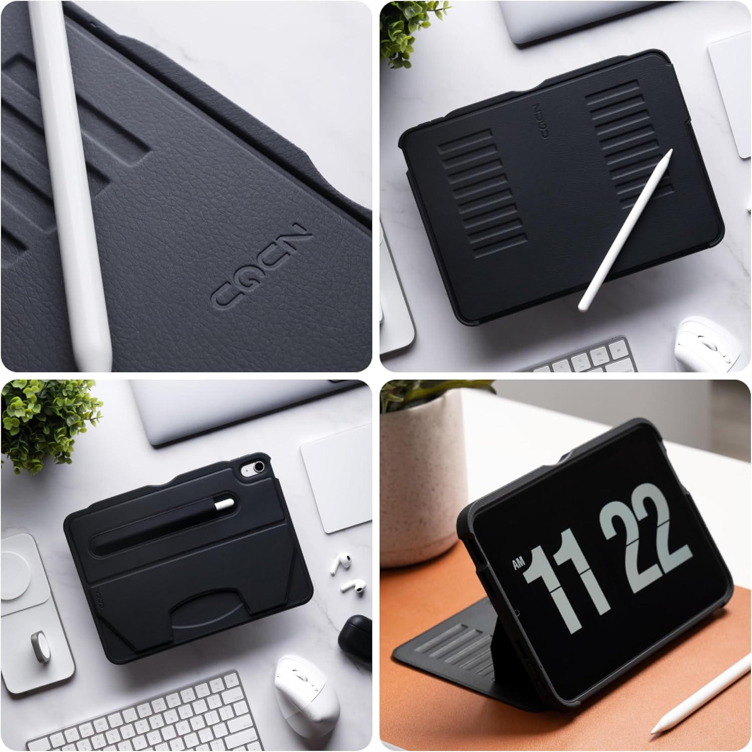 Zugu iPad Air 11"/10.9" (2020-2024) Alpha Case - Black
