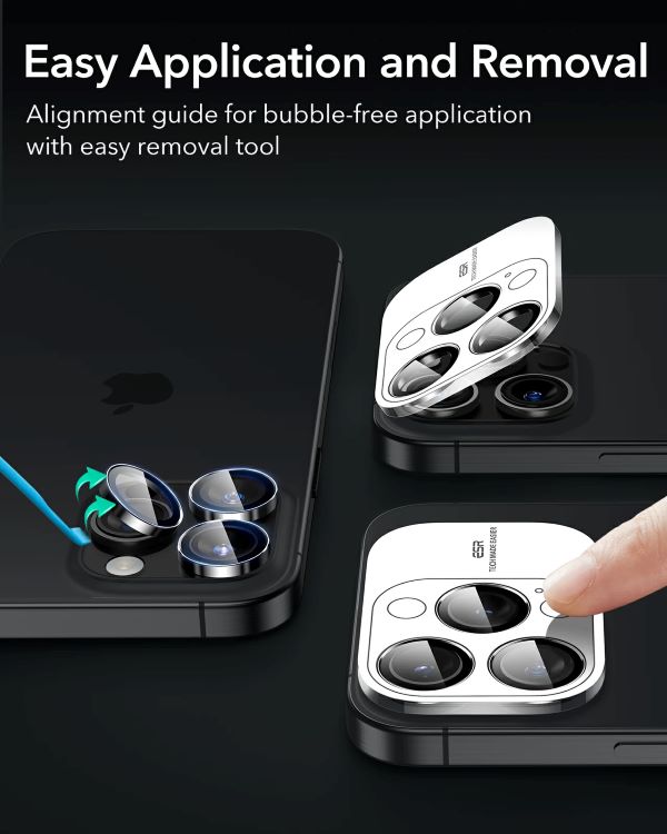 ESR iPhone 16 Pro/16 Pro Max Camera Lens Protector
