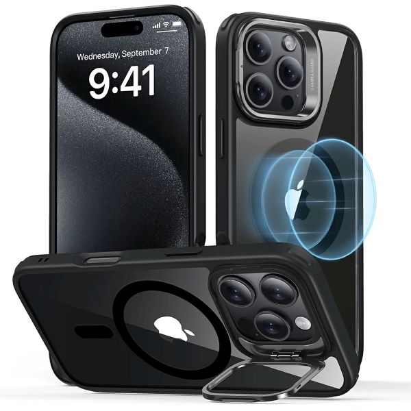 ESR iPhone 16 Pro Classic Hybrid (HaloLock) with Stash Stand Case