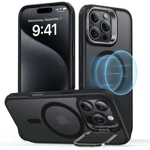 ESR iPhone 16 Pro Classic Hybrid (HaloLock) with Stash Stand Case