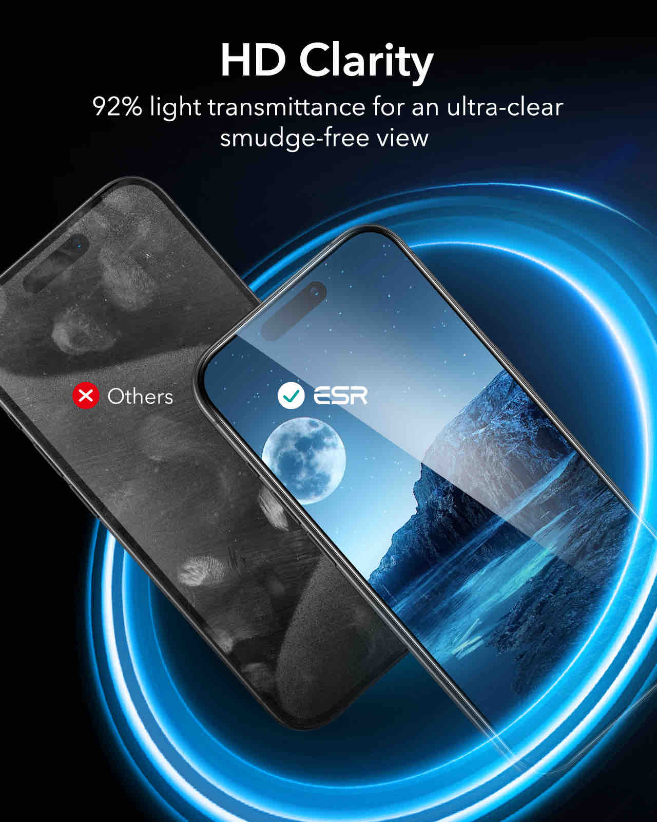 ESR iPhone 16 Pro Max Tempered-Glass Screen Protector