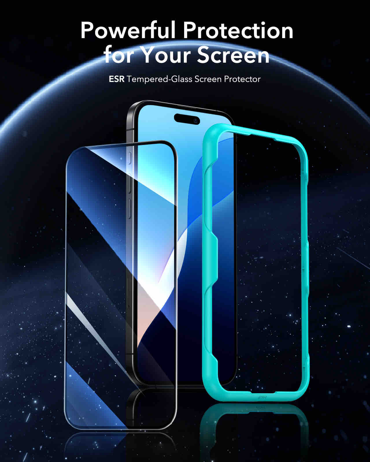 ESR iPhone 16 Plus Tempered-Glass Screen Protector