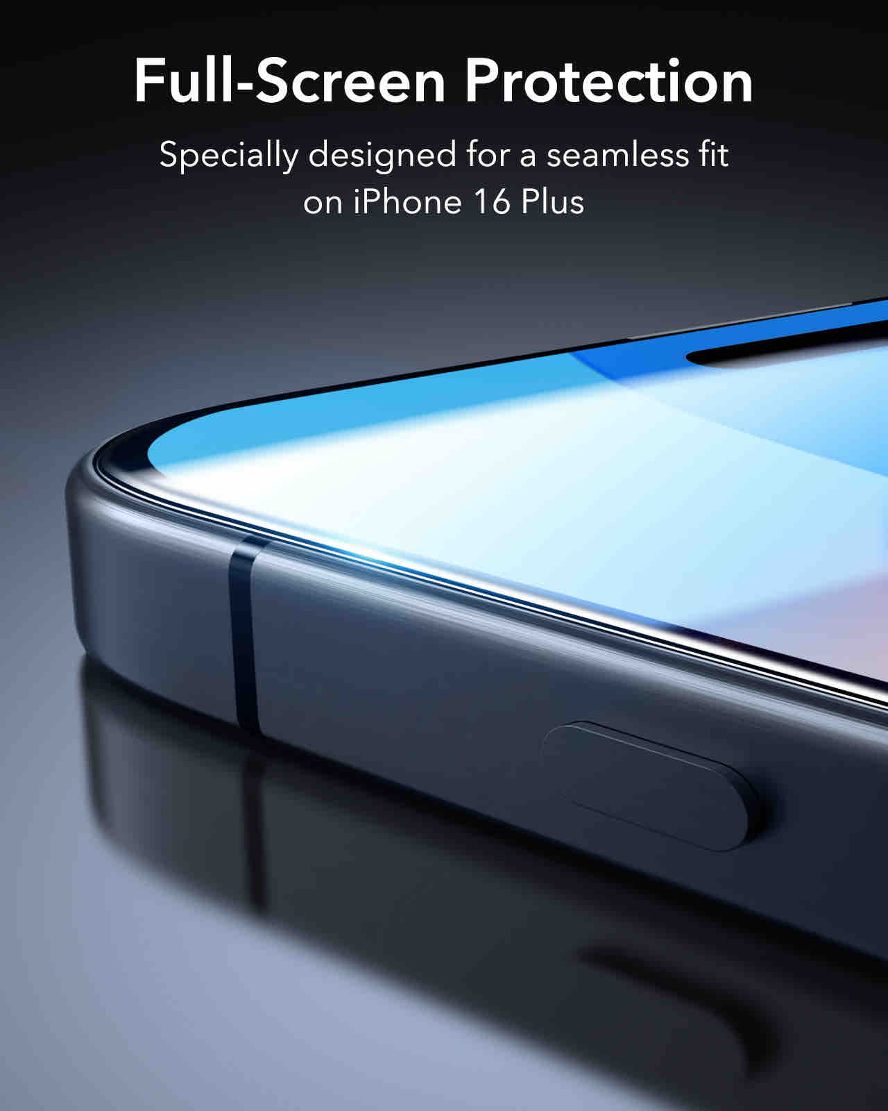 ESR iPhone 16 Plus Tempered-Glass Screen Protector