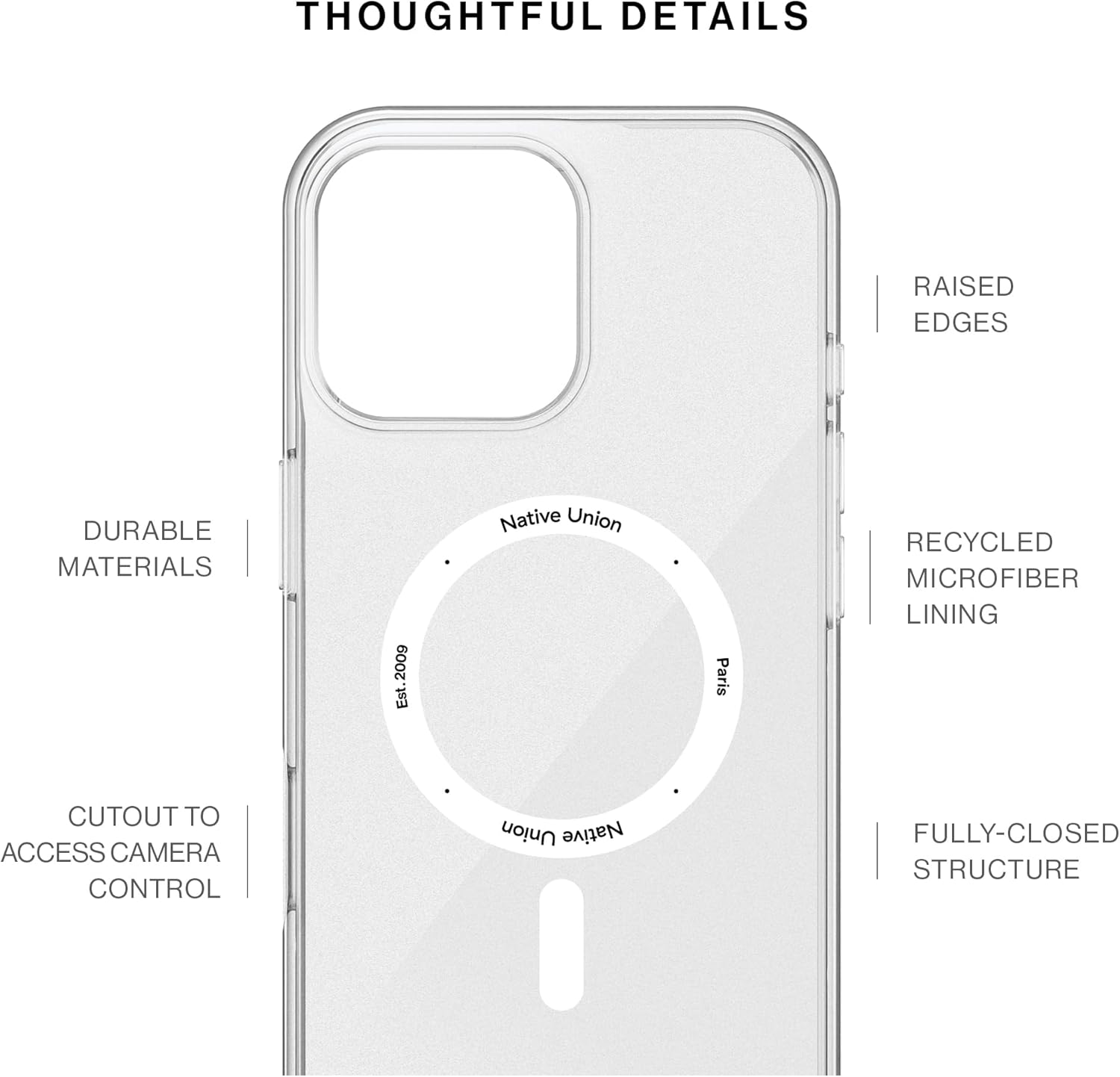 Native Union iPhone 16 Pro Max (RE) Clear Case