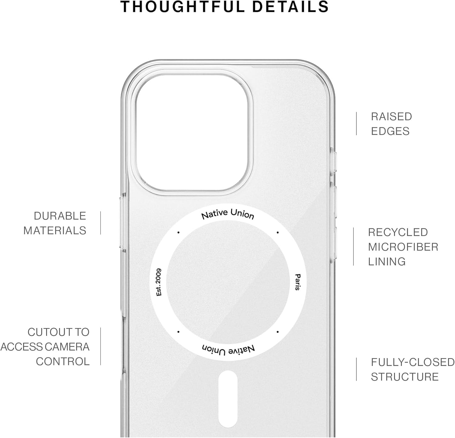 Native Union iPhone 16 Pro (RE) Clear Case