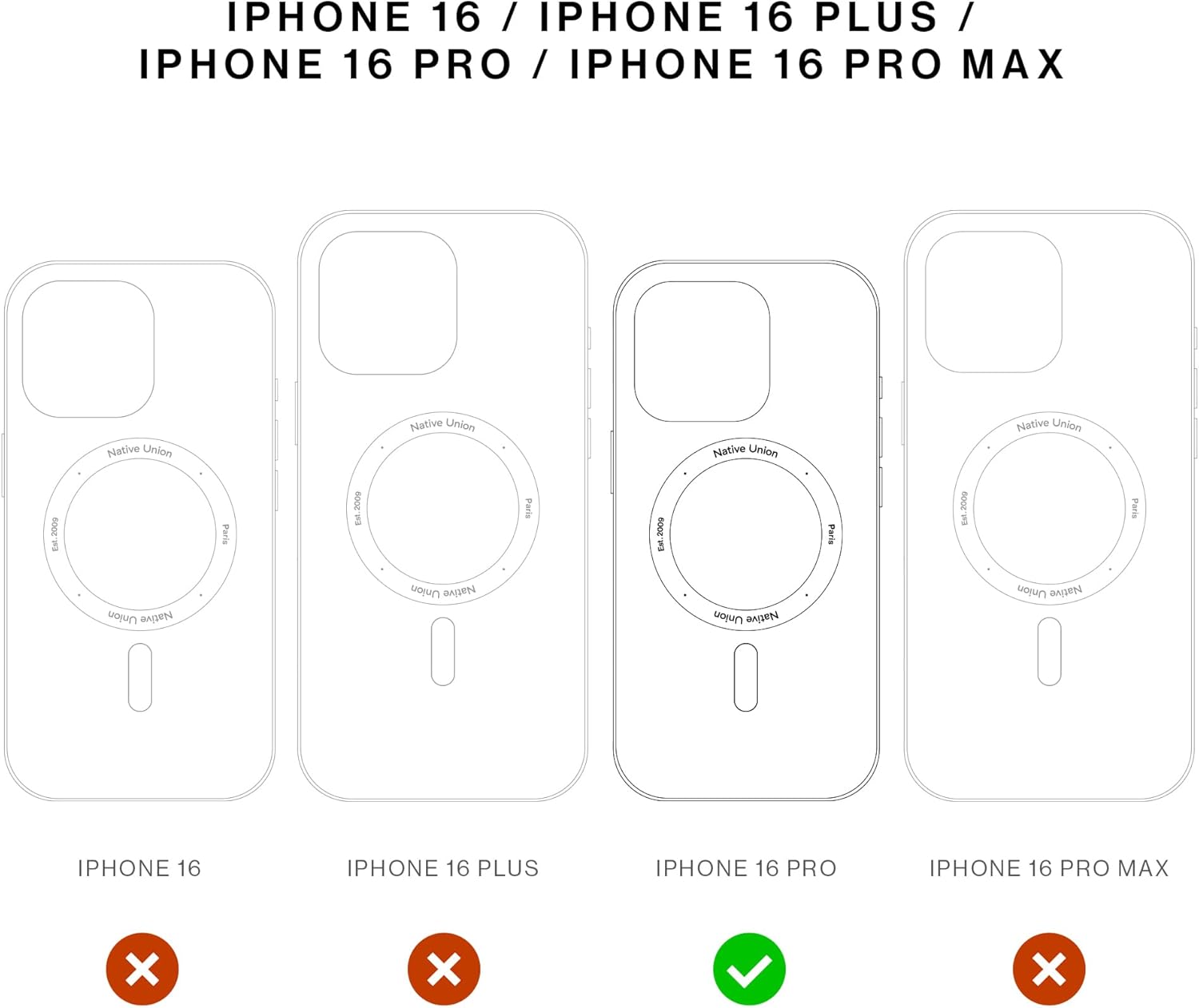 Native Union iPhone 16 Pro (RE) Clear Case