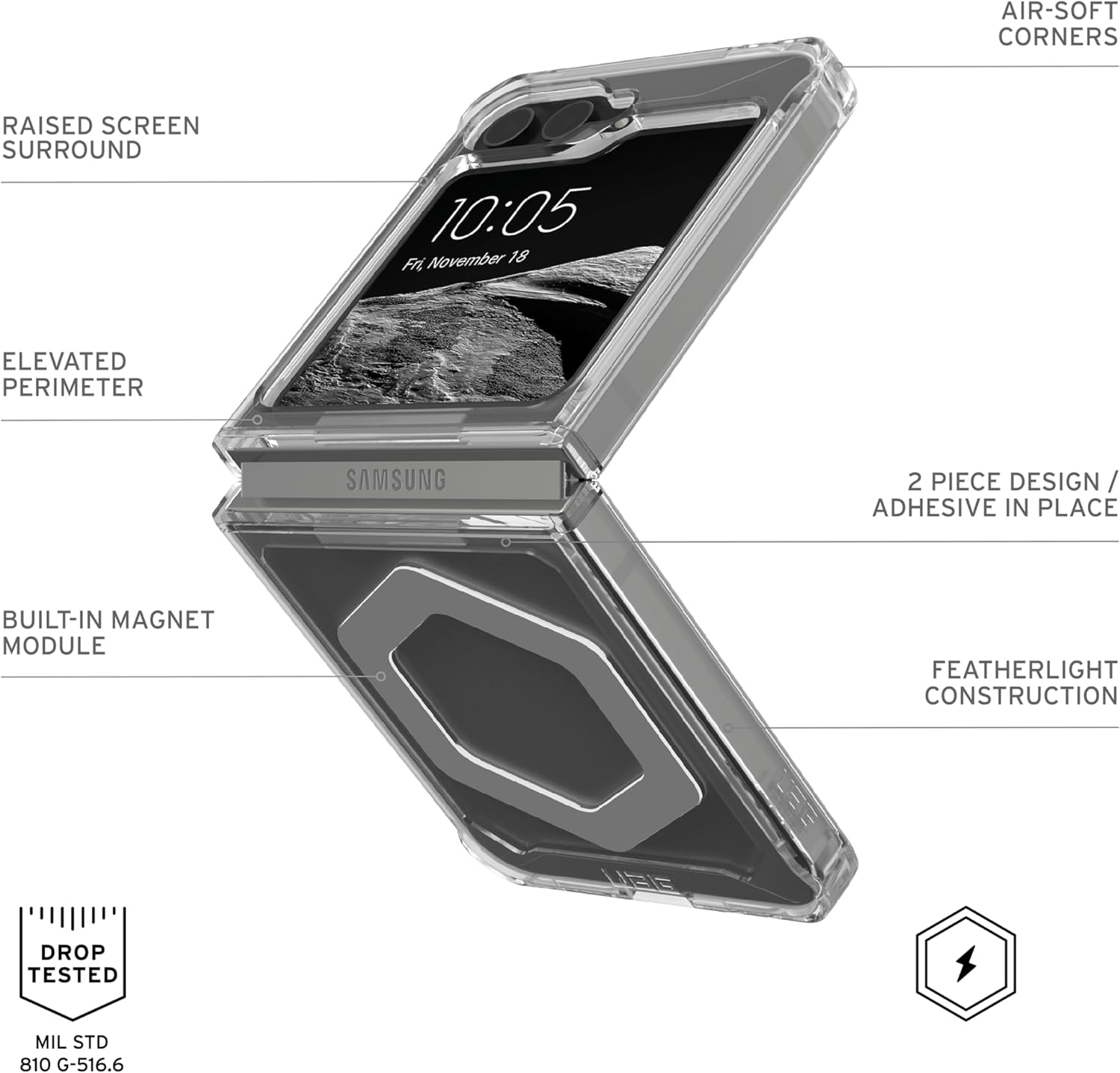 UAG Samsung Galaxy Z Flip 6 Plyo Pro Ice/Silver