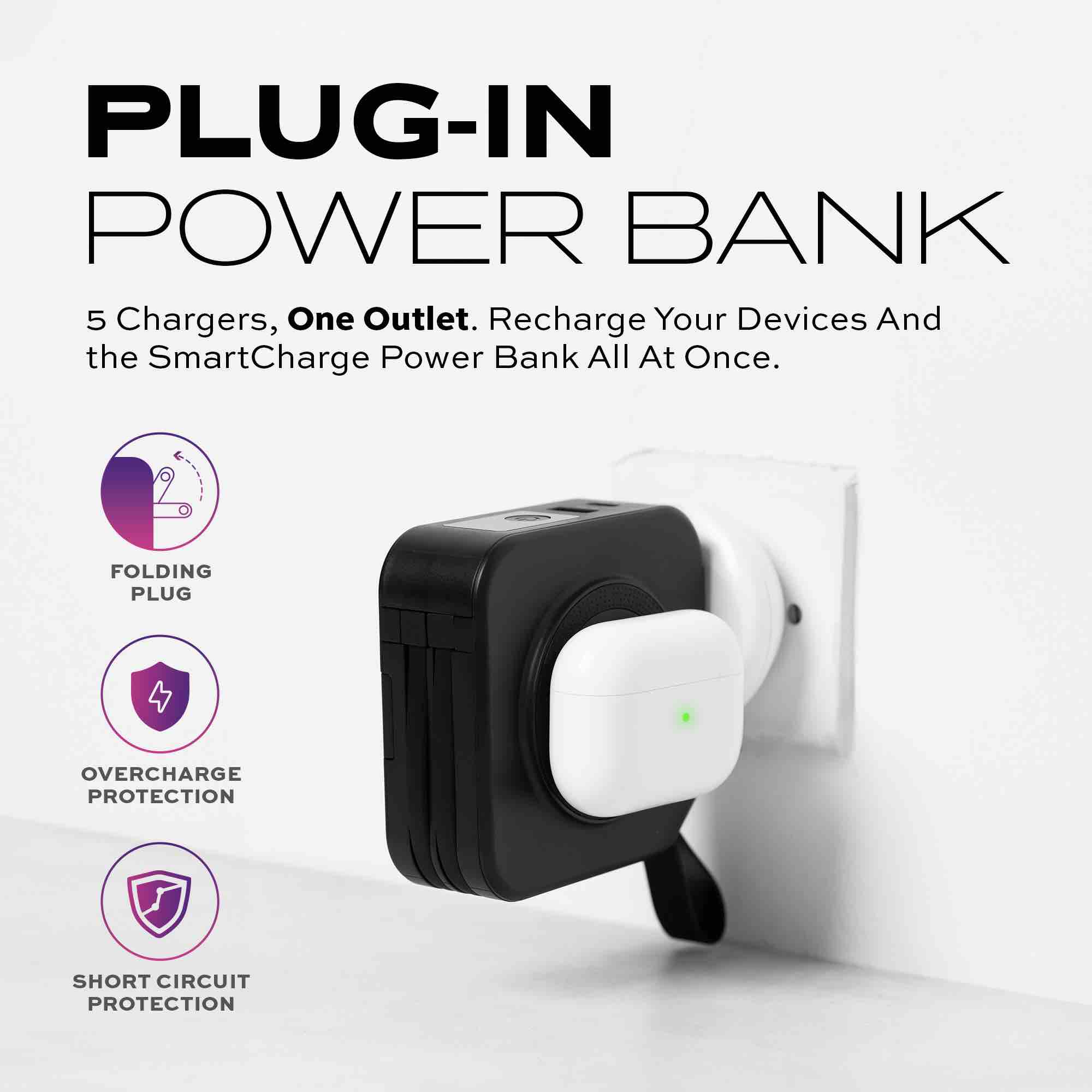 Statik SmartCharge 5-in-1 Travel Charger Power Bank