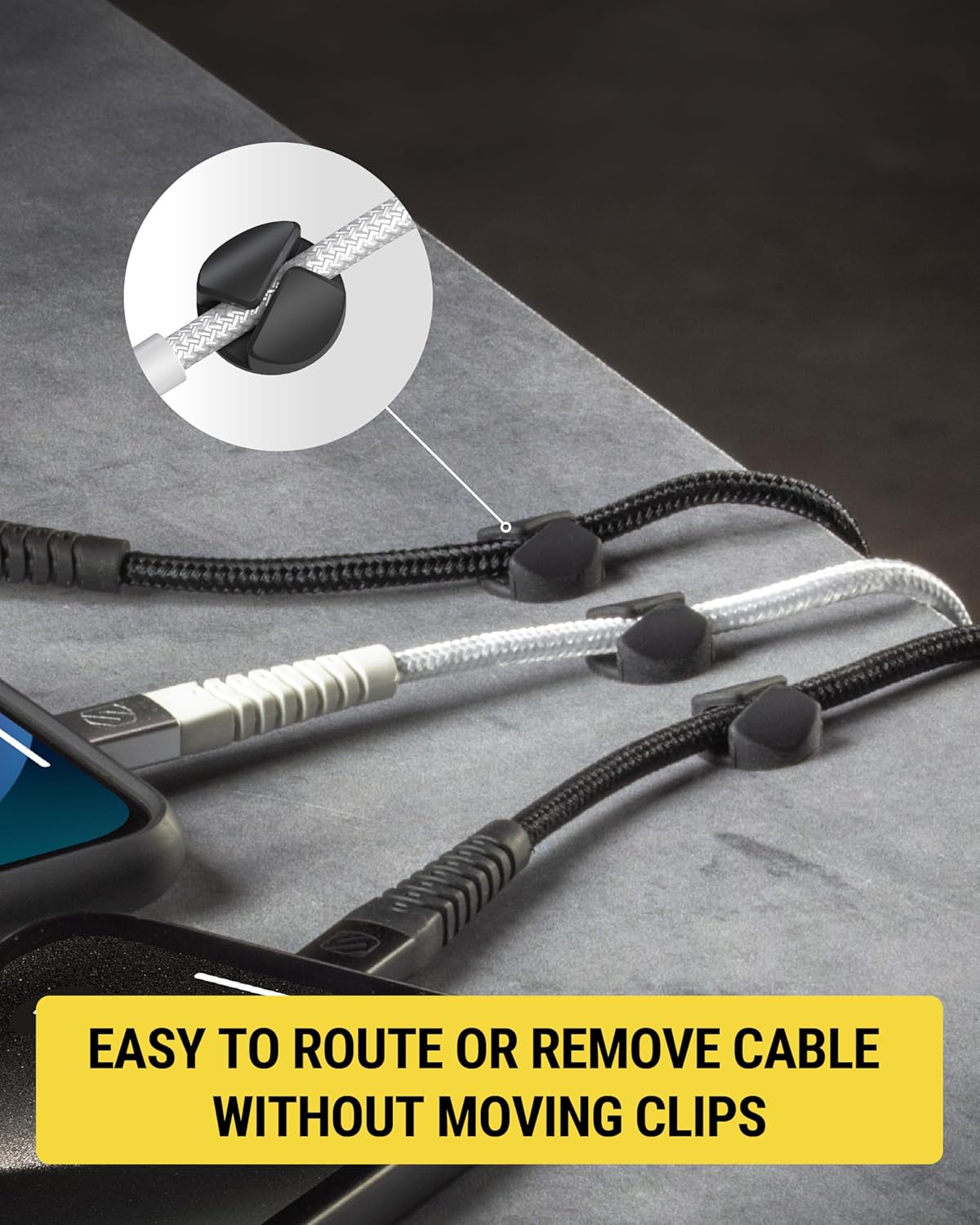 Scosche Cable Management Kit, 6-Pack