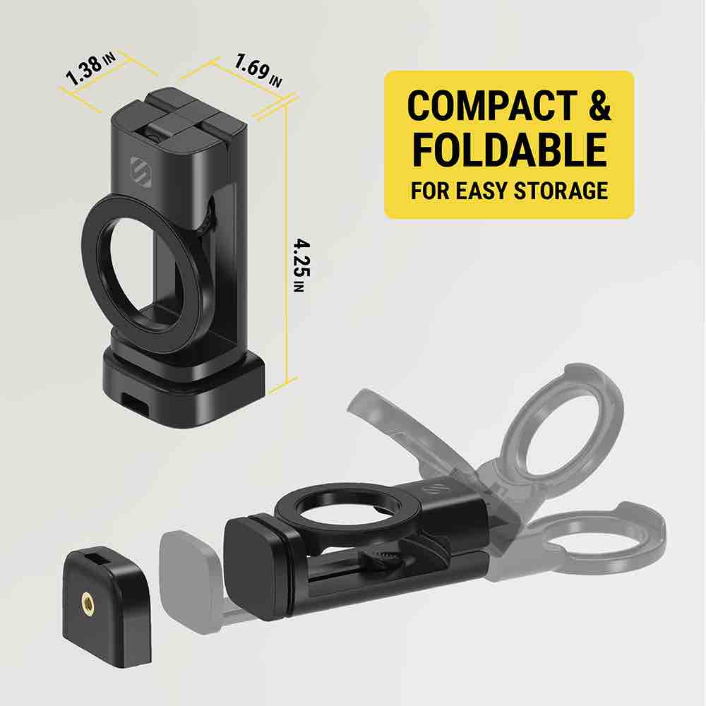Scosche MagicMount Travel Compact Phone Magsafe Mount for Smartphones
