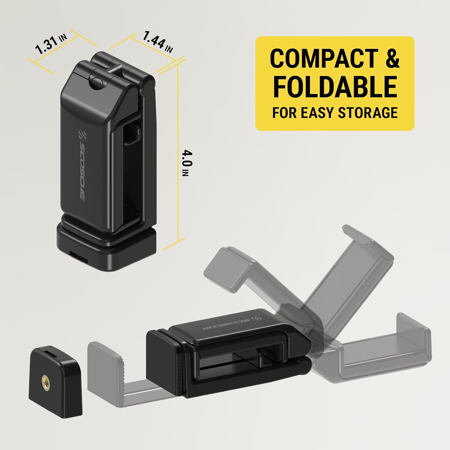 Scosche Airplane Travel Mount Universal Folding Phone Mount