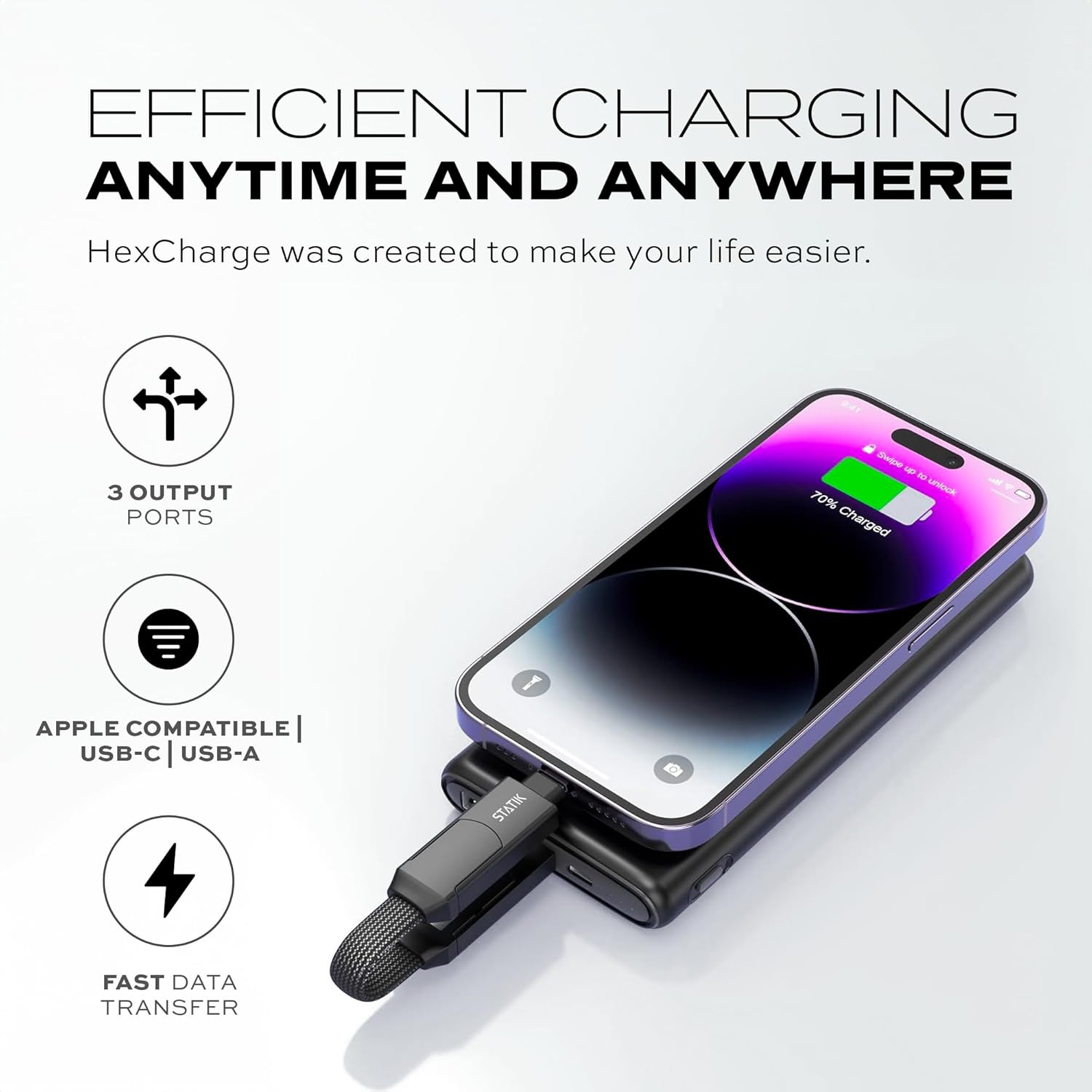 Statik HexCharge Cable 4in1
