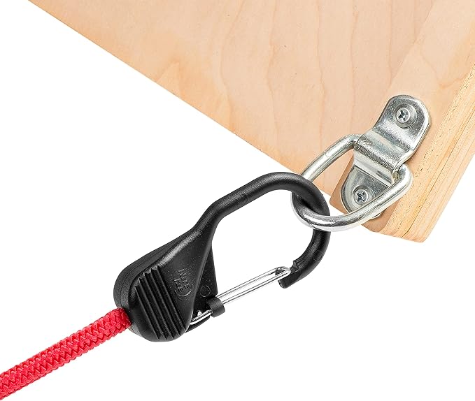 Niteize SlideLock® Carabiner Bungee - 24 in. - Red