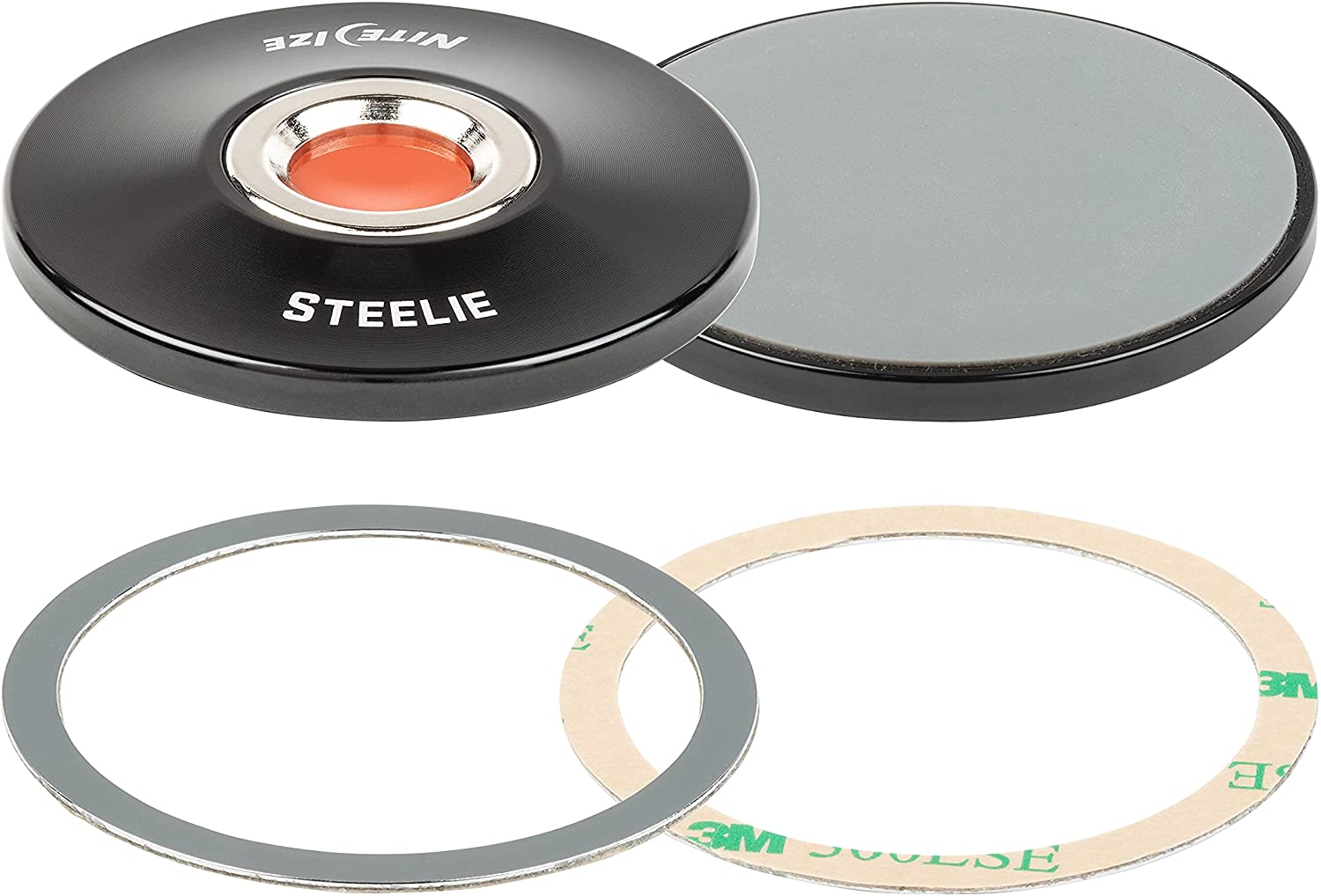 NiteIze Steelie® Orbiter® Plus Magnetic Socket + Metal Ring component for Magsafe - (Online Packaging)
