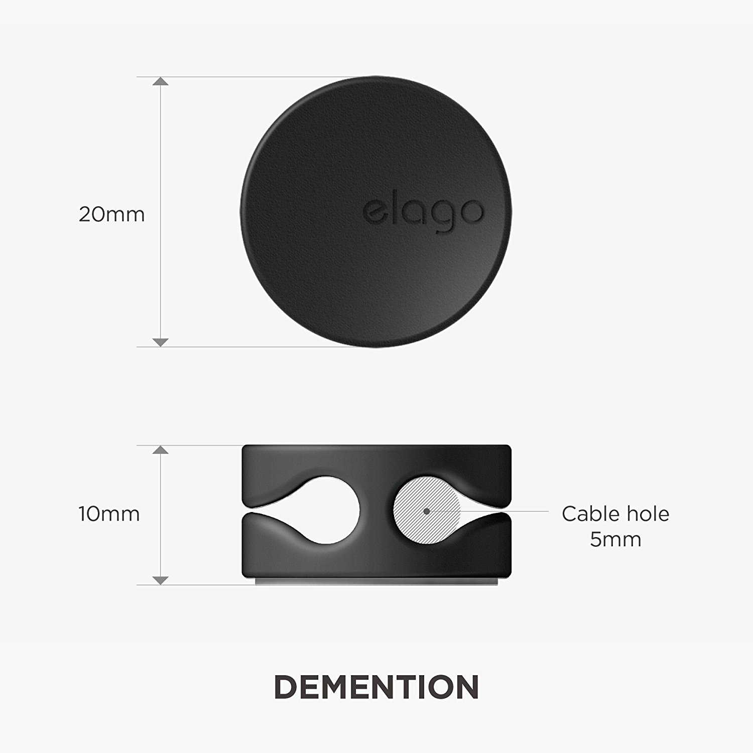 Elago Cable Management Buttons (7 pieces) (Online Packaging)