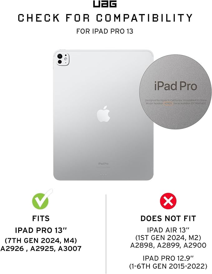 UAG iPad Pro 13" (2024) Screen Protector Glass Sheild