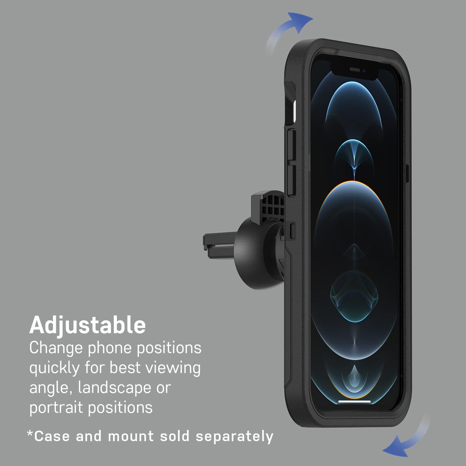OtterBox Performance Car Vent Mount for MagSafe - Black - (Online Packaging)