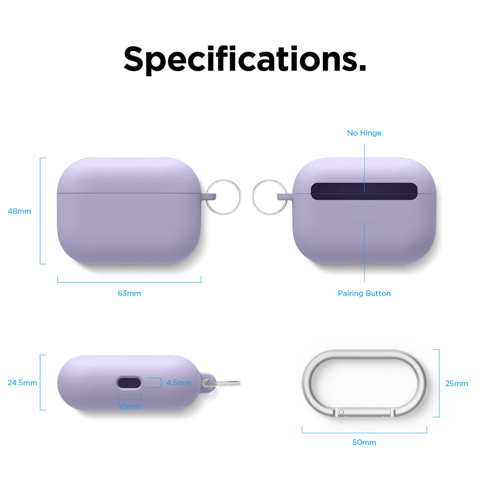 Elago AirPods Pro Liquid Hybrid Hang Case - (Online Packaging)