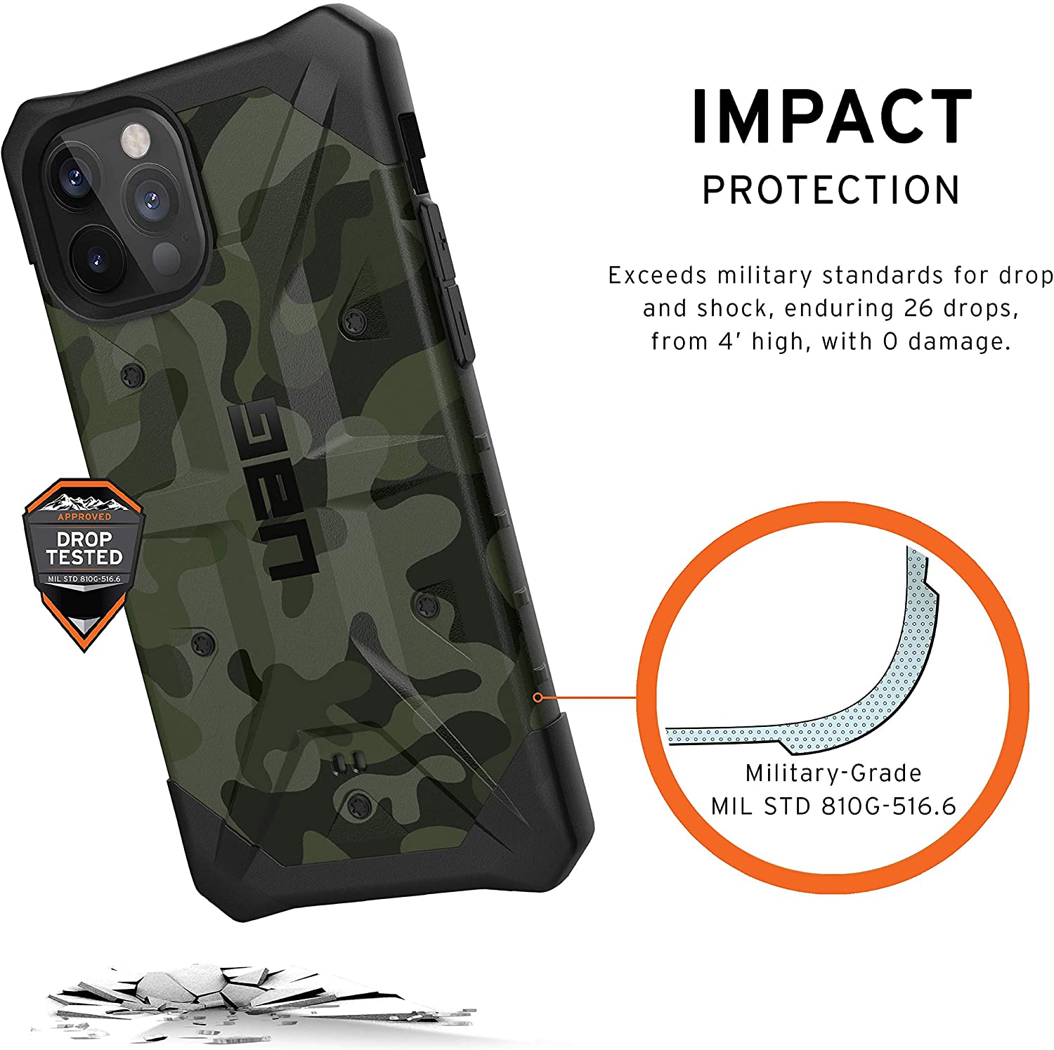 UAG iPhone 12 / iPhone 12 Pro Pathfinder SE Camo Case - (Online Packaging)