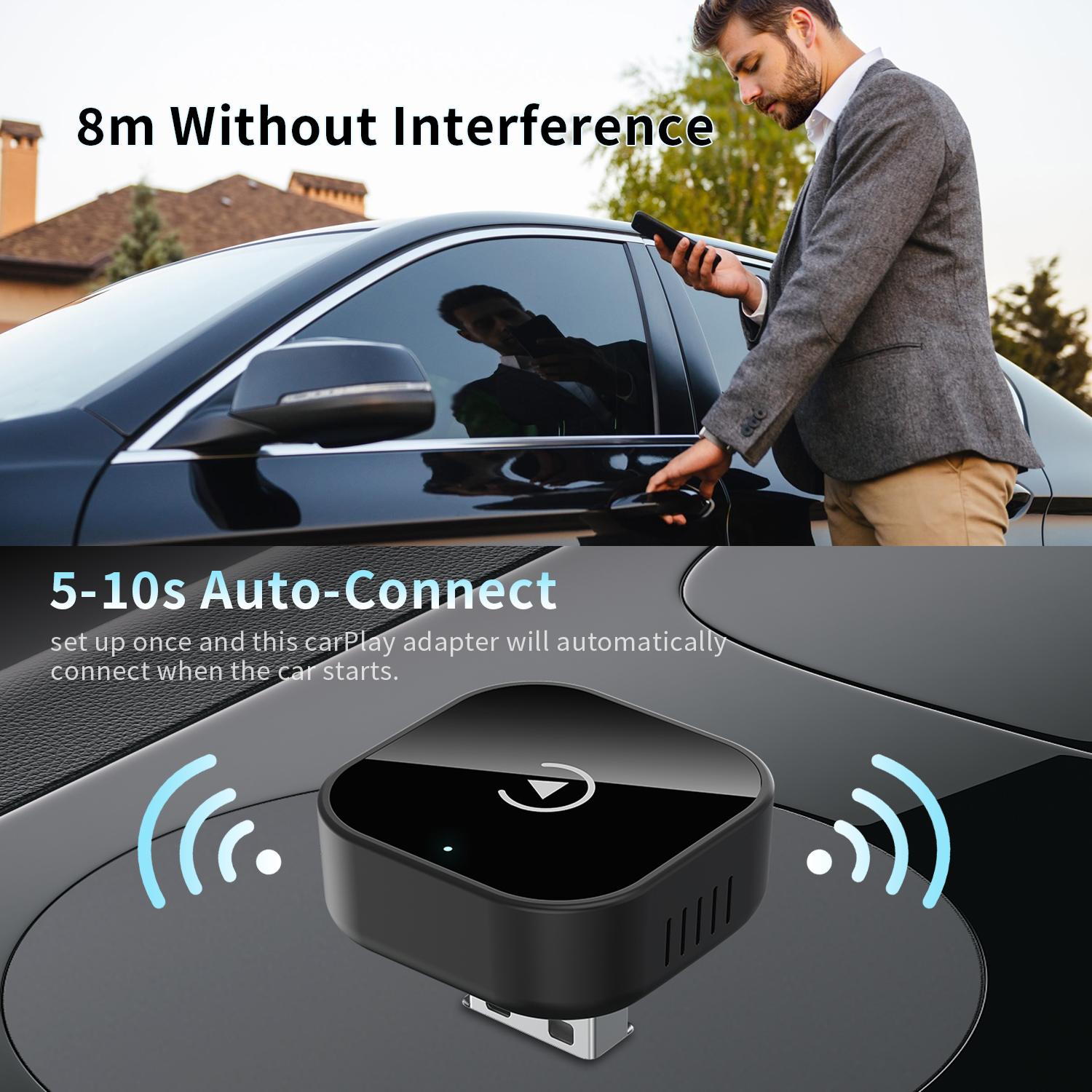 2 in 1 Wired To Wireless CarPlay 