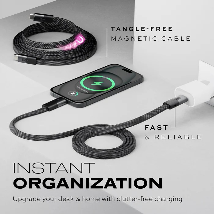 Statik MagStack Slim Pro Cable USB-C to USB-C 2M/6.6ft