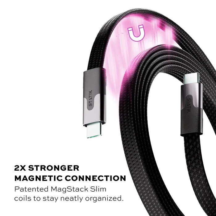 Statik MagStack Slim Pro Cable USB-C to USB-C 1M/3.3ft