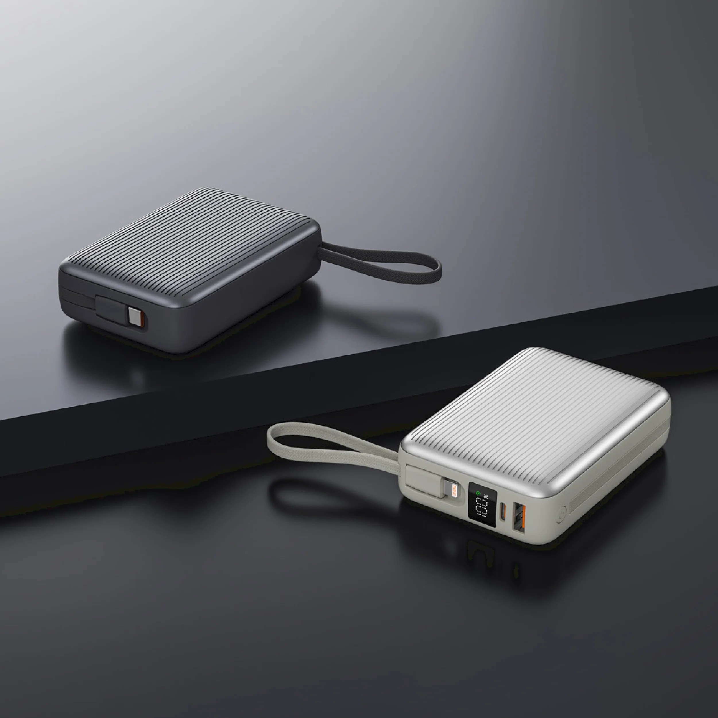 Lzel Mini Power Bank Neurode Sync 20000mAh PD 22.5W Built-in-Cable