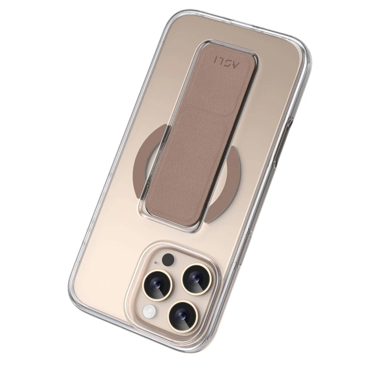 Asli iPhone 16 Pro Max Leather Grip Case 