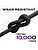 Statik TsumoCharge USB-C to USB-C Cable 100W Fast Charging - Heavy-Duty 6FT/2M Black