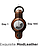 KeySmart AirTag Keychain Key Holder - Brown Leather
