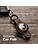 KeySmart AirTag Keychain Key Holder - Brown Leather