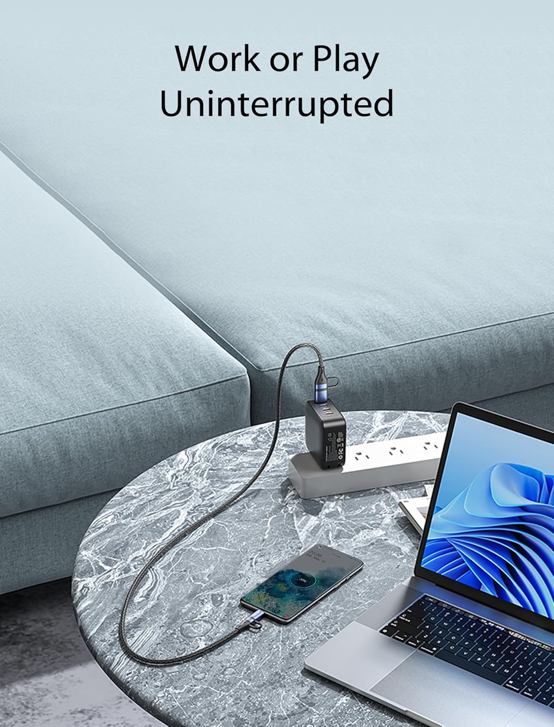 Vention 4-in-1 USB 2.0 Multi Compatible Cable 1m 100W