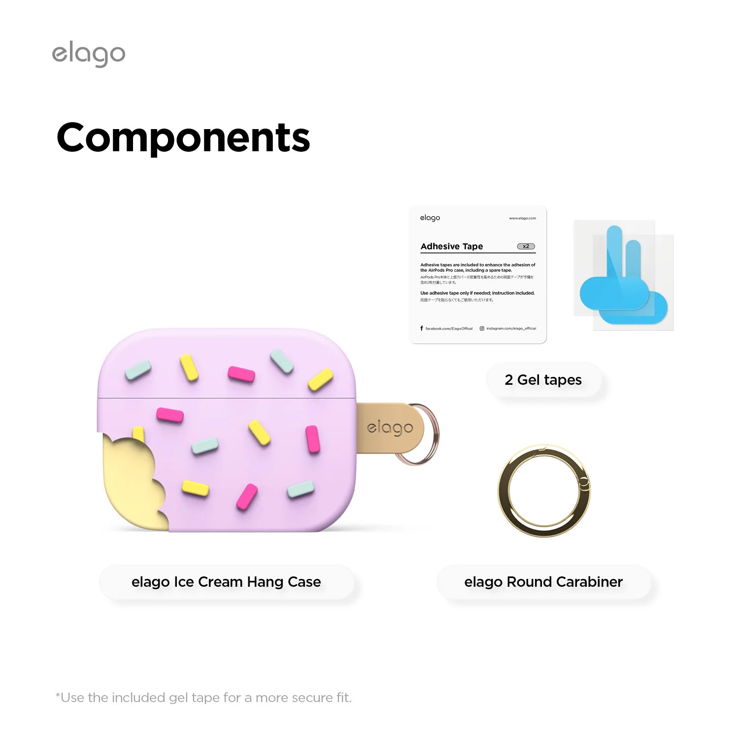 Elago AirPods Pro 3 Ice Cream Case
