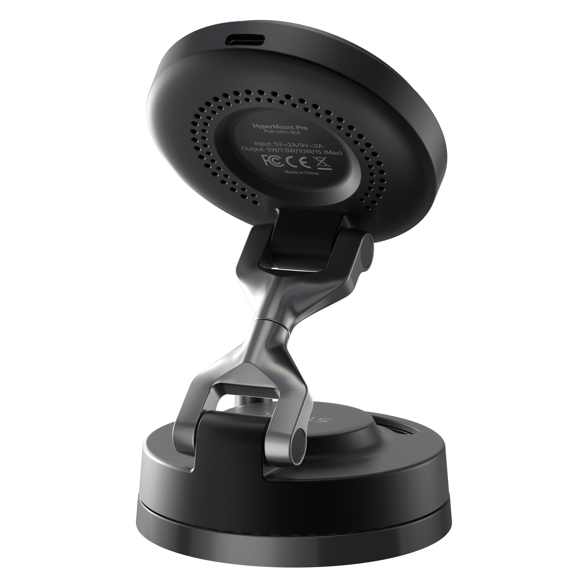 STATIK HyperMount Pro Vacuum Magnetic NanoSuction  Phone Mount with Wireless charging