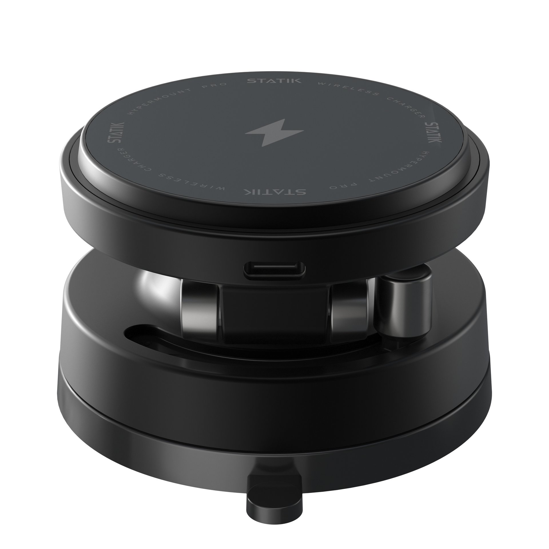 STATIK HyperMount Pro Vacuum Magnetic NanoSuction  Phone Mount with Wireless charging