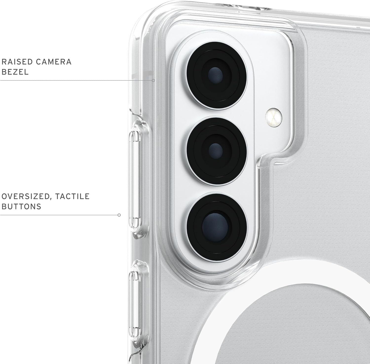 UAG Samsung Galaxy S26 Scout Clear w/Magnet Ice/White Case