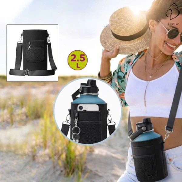 Buzio Water Bottle Holder Carrying Pouch for 2.5L
