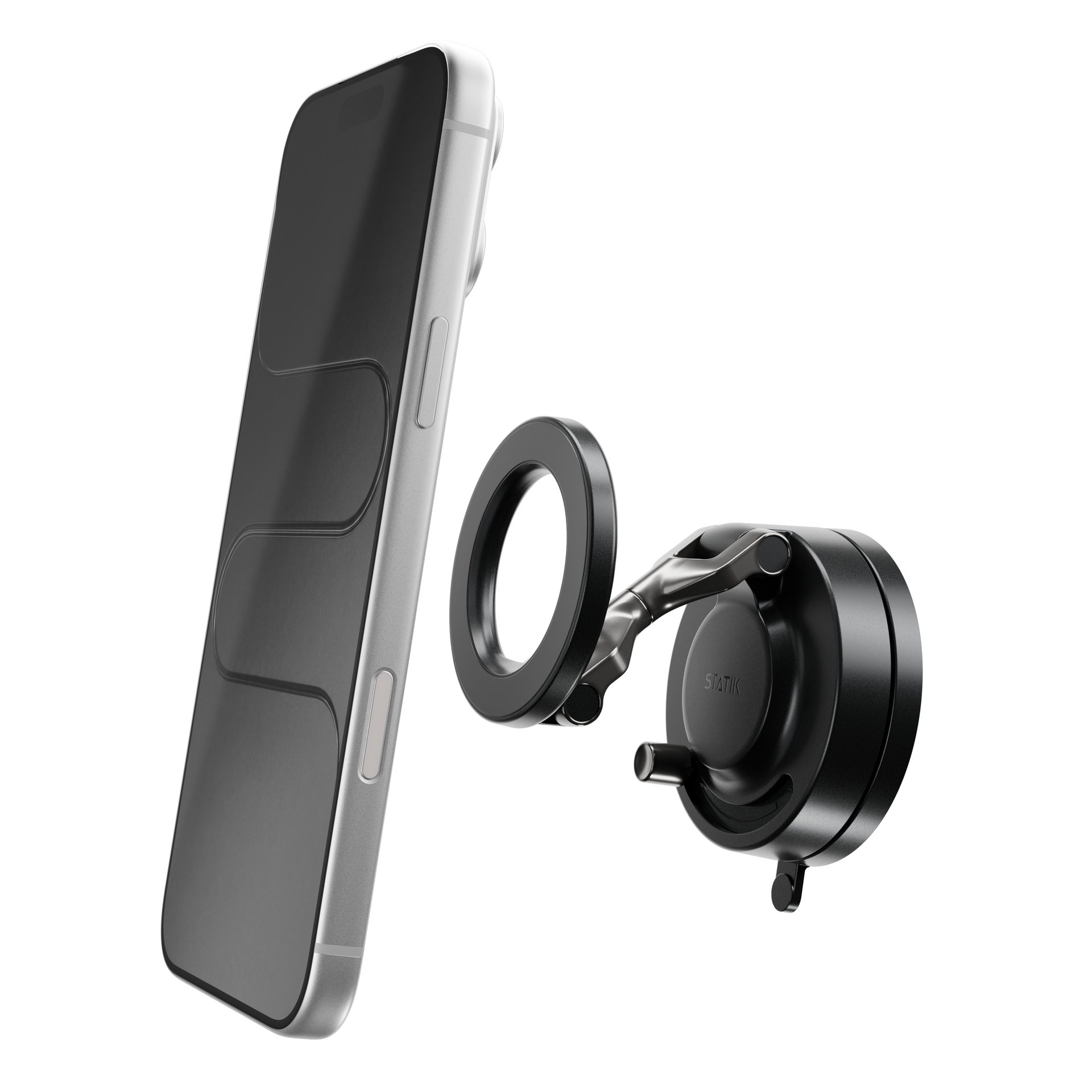 STATIK HyperMount Magnetic Phone Mount for all surfaces. V3.