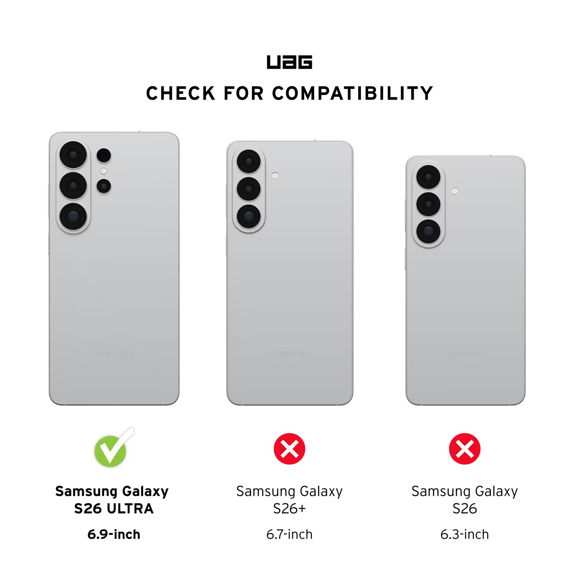 UAG Samsung Galaxy S26 Ultra Fibr Armr w/Magnet Case
