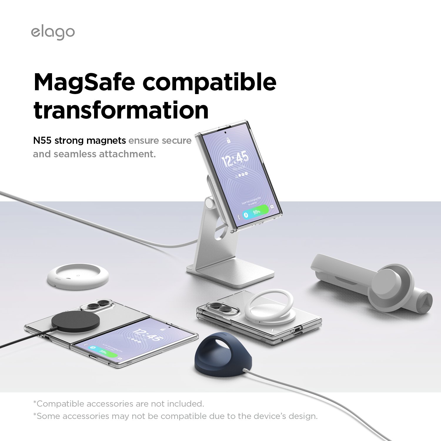 Elago Galaxy Z Fold 8 Magnetic PC Case