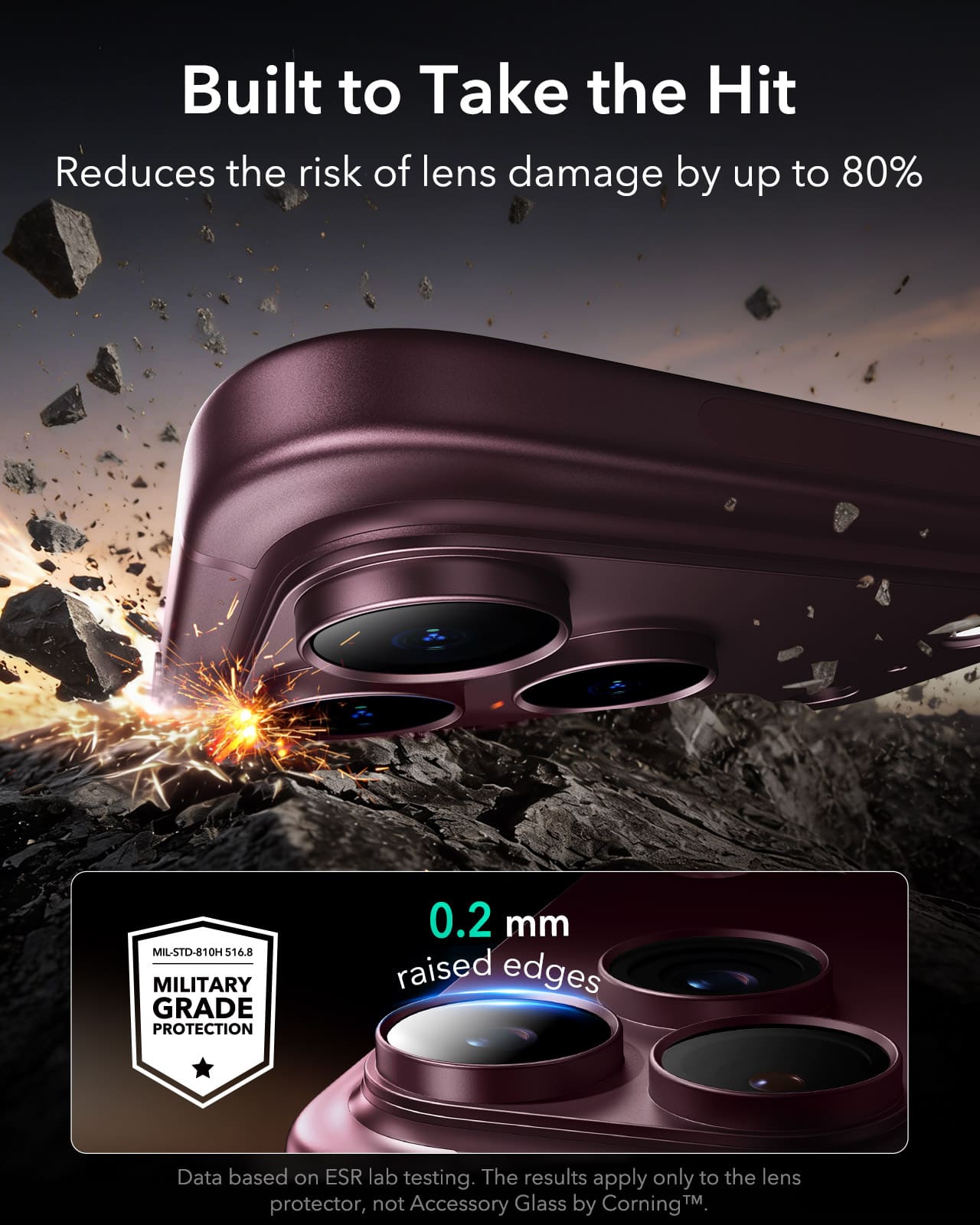 ESR Armorite® Pro Camera Lens Protector (Full Coverage) ESR iPhone 18 Pro