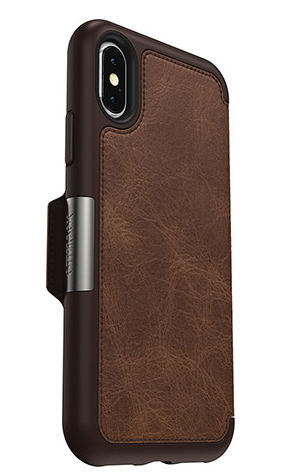 Otterbox Strada Folio iPhone XS "Espresso" Brown - "Limited Edition"