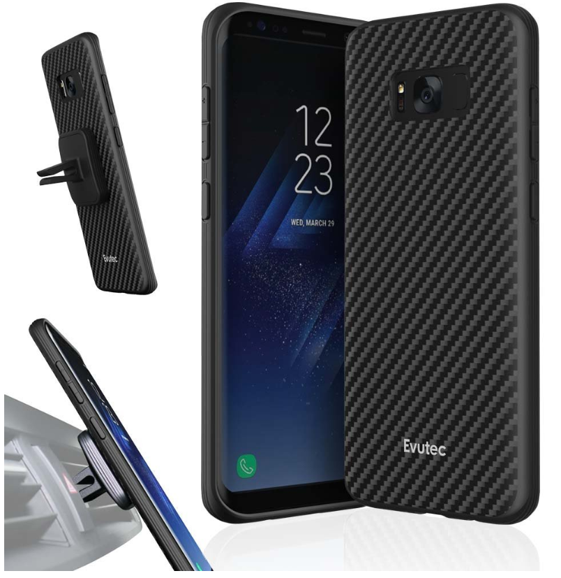 Aer Karbon Black With Mount for Galaxy S8 Plus